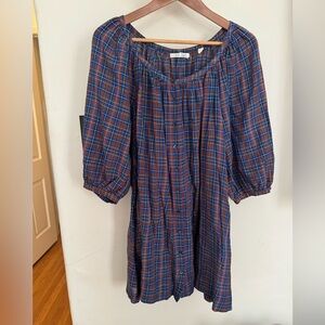 Dôen Josette Dress in Plaid